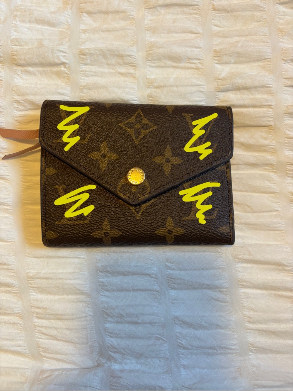 Brown & pink  wallet